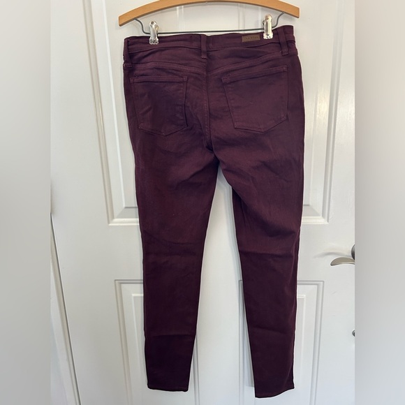 Lila Ryan Maroon Skinny Jeans Size 27 - Picture 4 of 10